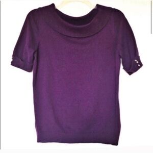 East 5th Boat Neck Sweater Purple Size S
